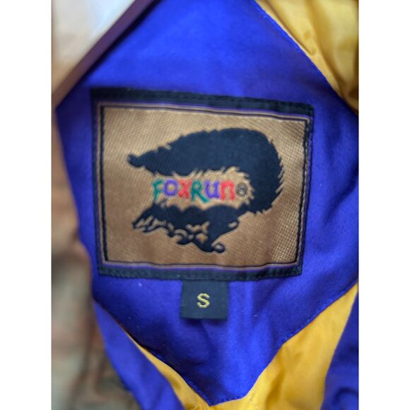 Vtg Fox Run Goose Down Purple Parka Coat Jacket Size Small - Picture 3 of 7
